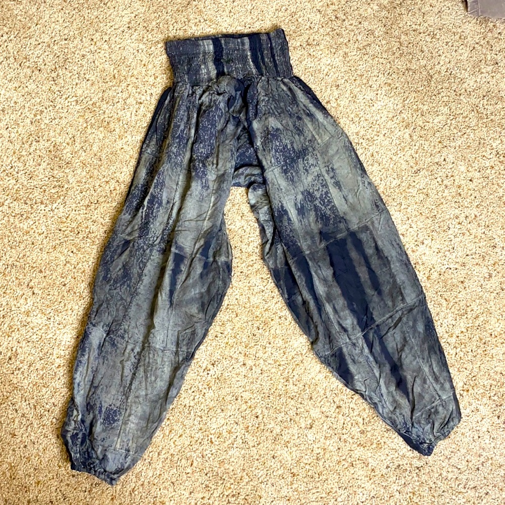 Tie dye bohemian pants